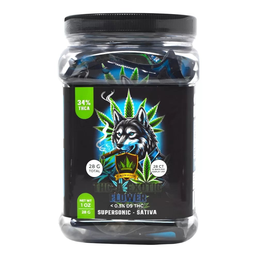 Crownzen THC-A Exotic Flower 28g Jar - 1pk/28ct Jar product image (5)
