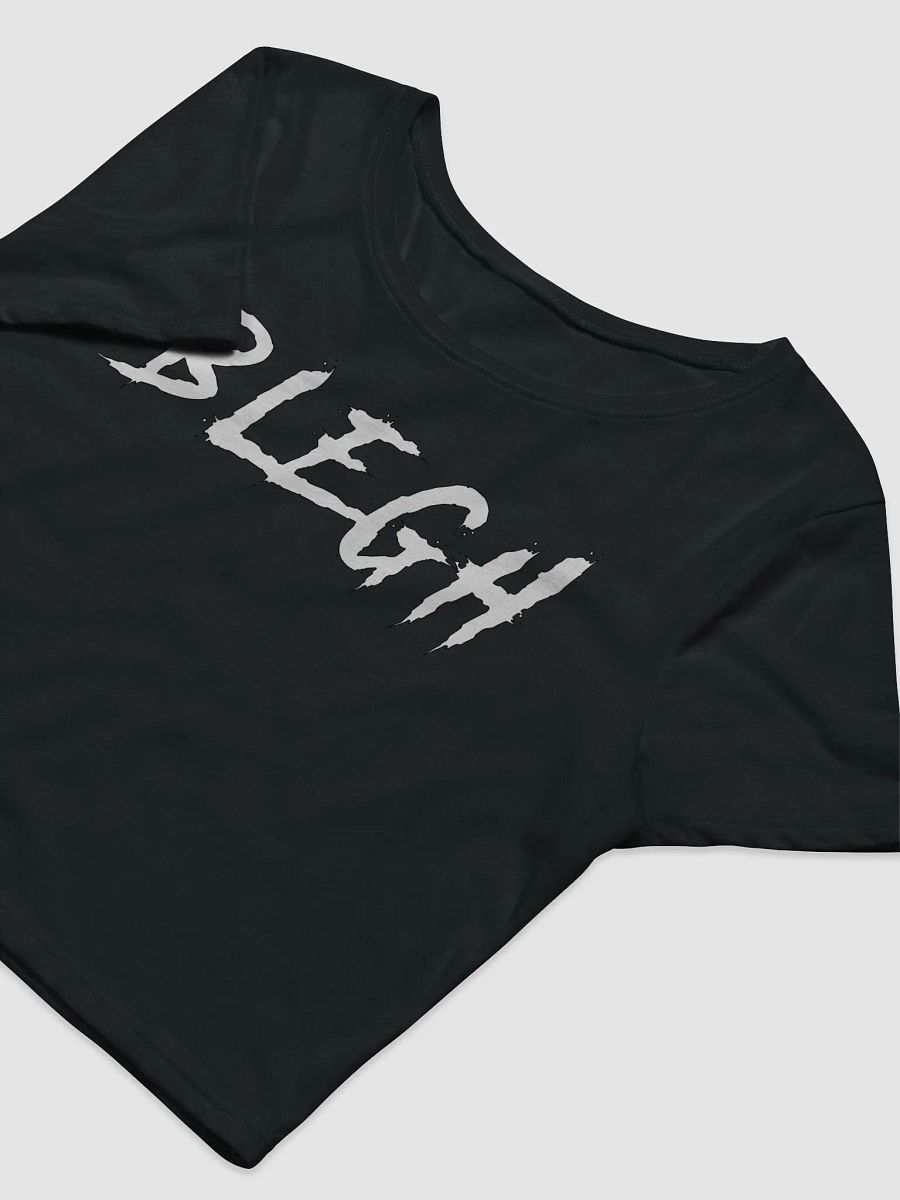 Blegh Crop-top with Purple Logo on Back product image (5)