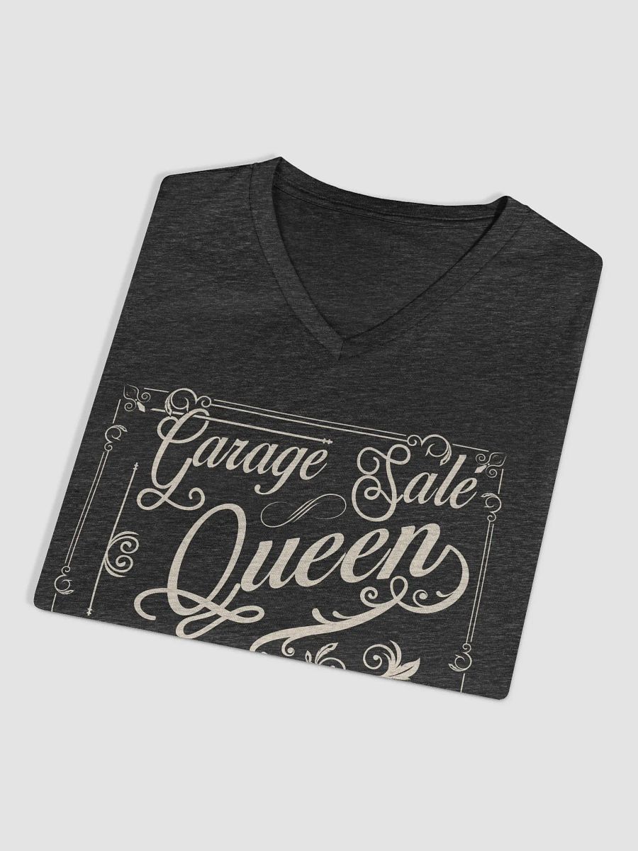 GARAGE SALE QUEEN (Ladies' V-Neck - Dark) product image (9)