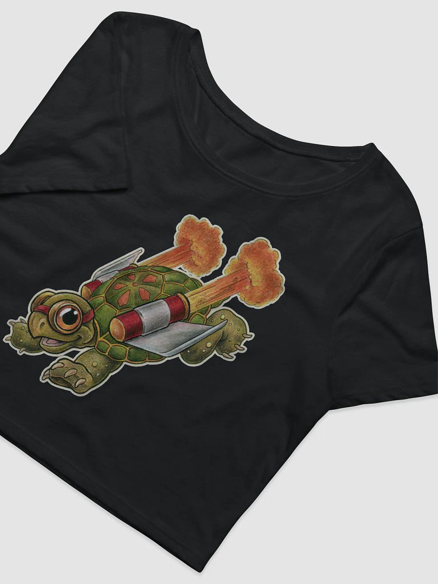 Jetpack Tortoise - SharpTattoos @ Strega Rose Tattoo Arts Crop Tee product image (3)