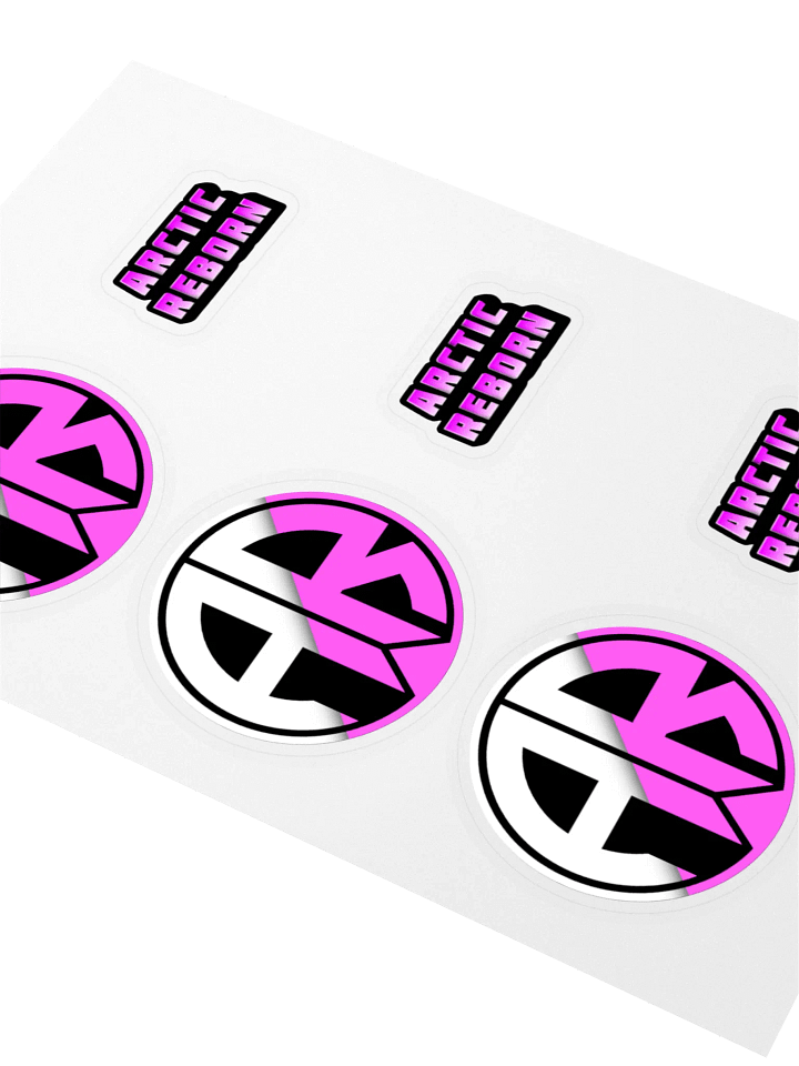 ARCTIC REBORN Logo Sticker Sheet product image (2)