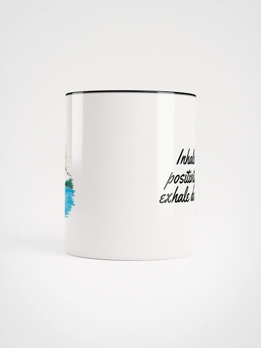 Inhale Positivity, Exhale Doubt - Sunrise Mug product image (5)