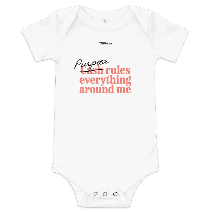 Purpose | Baby Short Sleeve Onesie® product image (3)