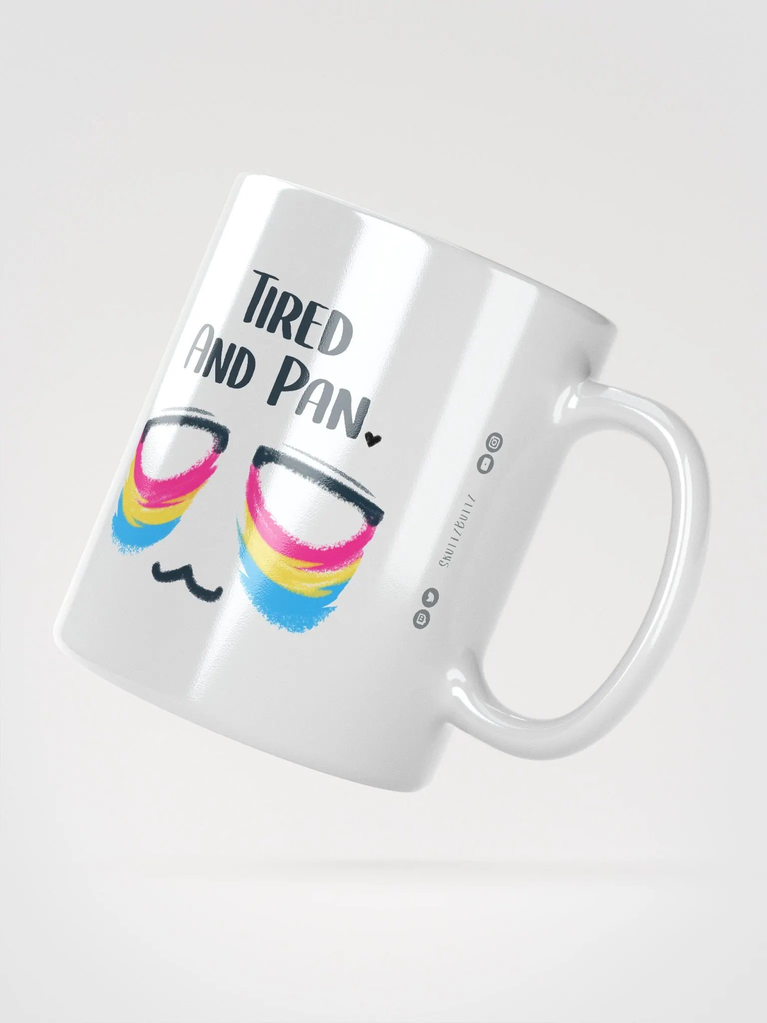 Tired and Pan - Pride Flag Ceramic Mug product image (2)