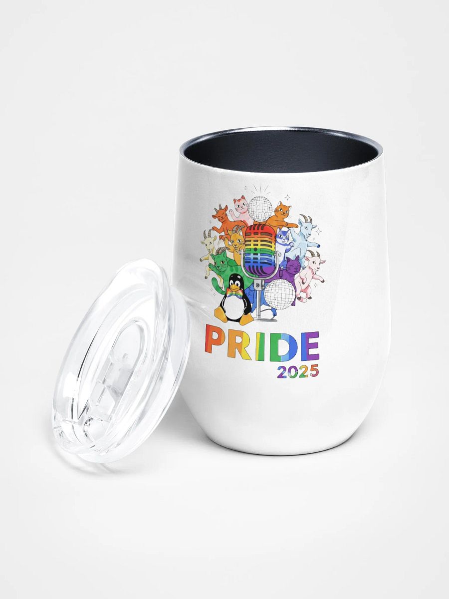 Pride 2025 Wine Tumbler - White product image (1)