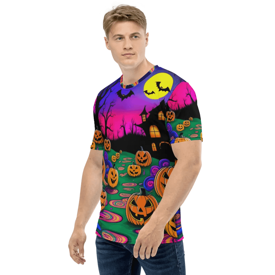 Haunted Pumpkins Habitat T Shirt product image (5)