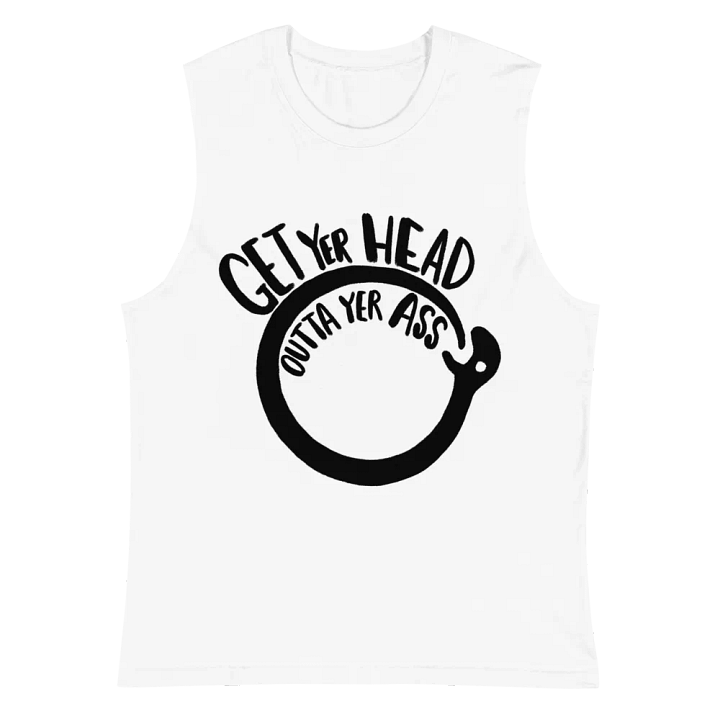 Ouroboros Muscle Tank - WHITE product image (2)