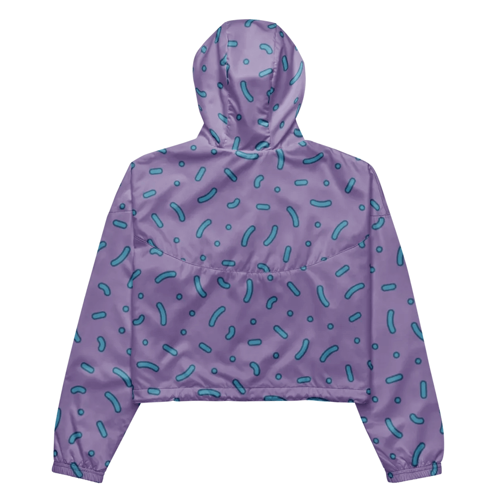 Whimsical Purple Dot All-Over Windbreaker product image (5)