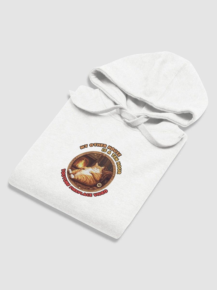 Cozy Cat - My Other House is a Ten Hour YouTube Fireplace Video | Hoodie product image (4)
