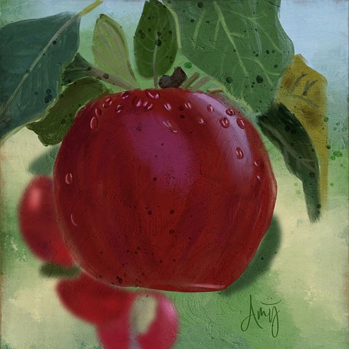 Practicing with new the new oil brushes in my toolbox. Simple compositions look better to me - on those I used only one brush...