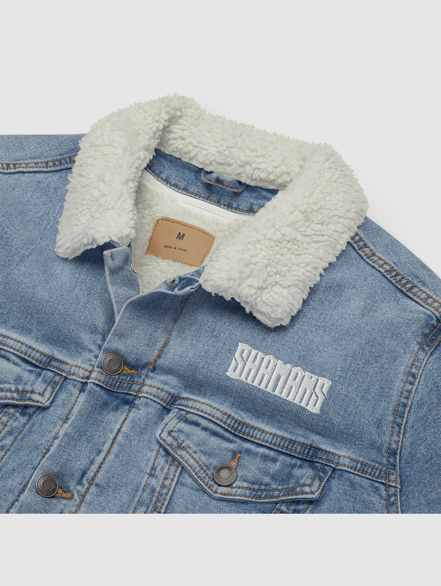 SHAMANS denim sherpa jacket product image (3)