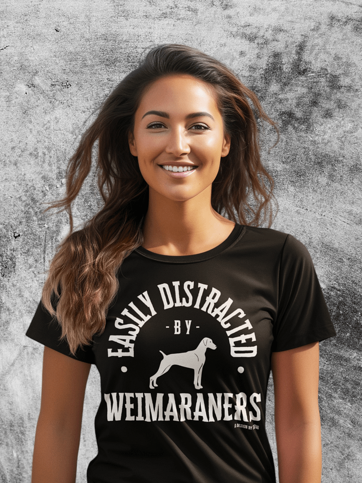 Easily Distracted (wht) - Bella+Canvas Supersoft T-shirt product image (1)