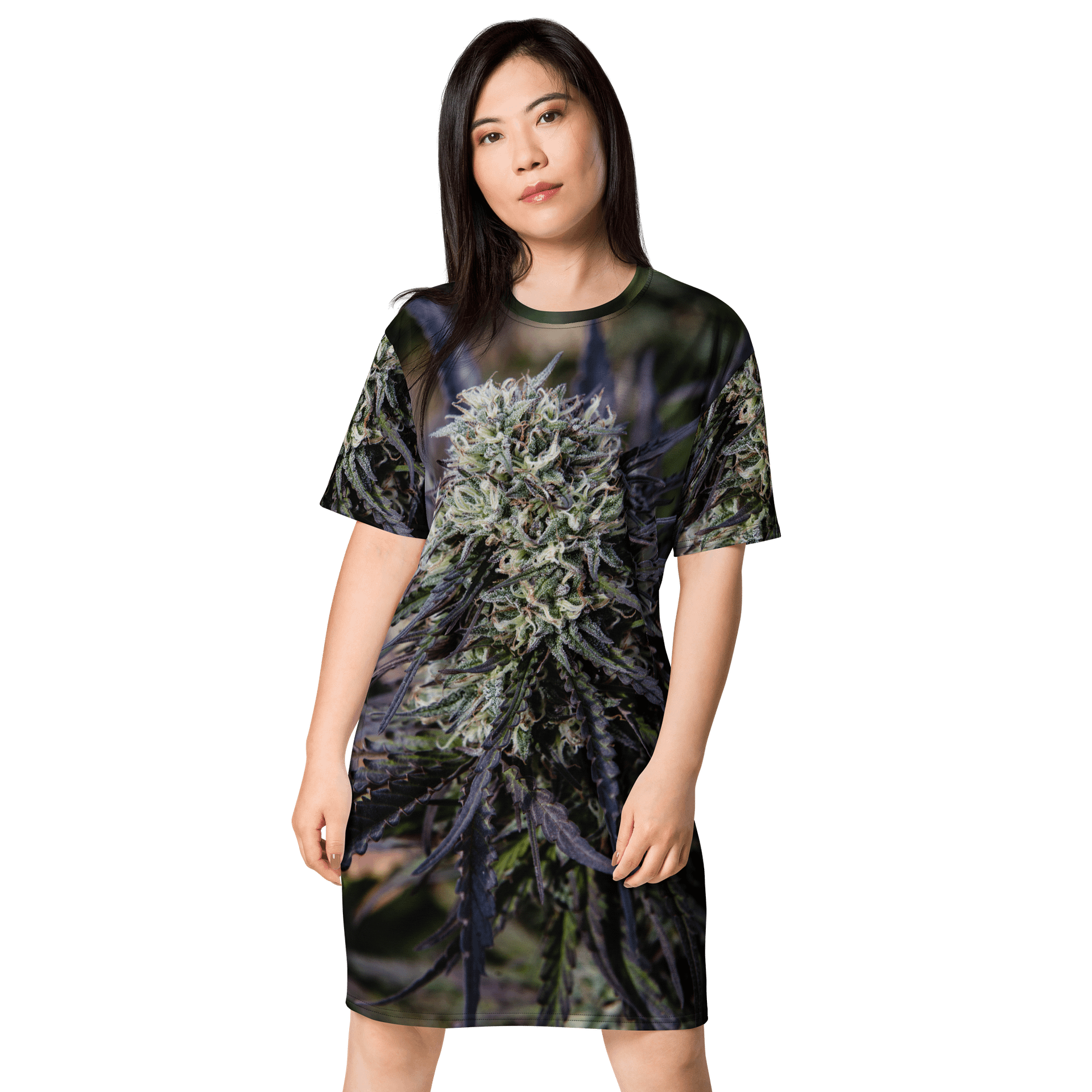 Royal Purple Print All Over Shirt Dress product image (1)