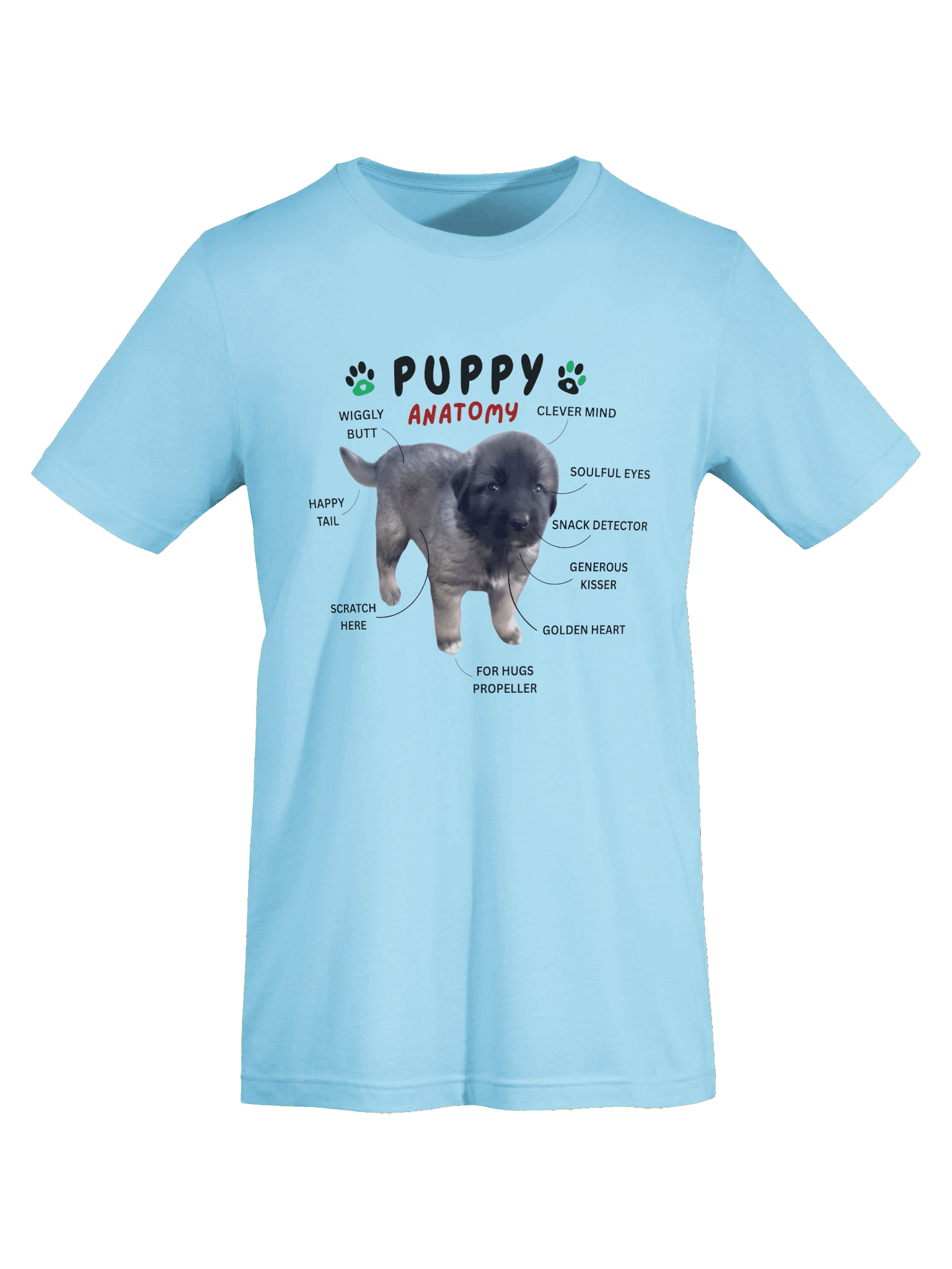 Puppy Anatomy T-Shirt | Dog Lover Humour product image (8)