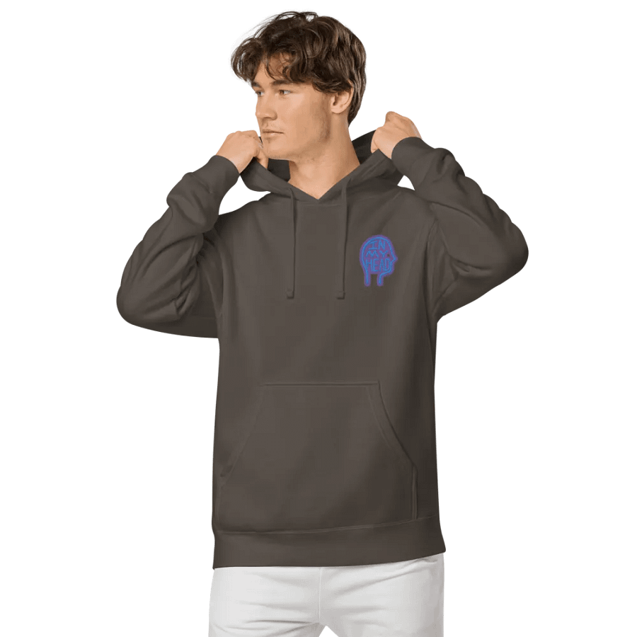 In My Head (L.C. violet design) embroidered pigment hoodie product image (6)