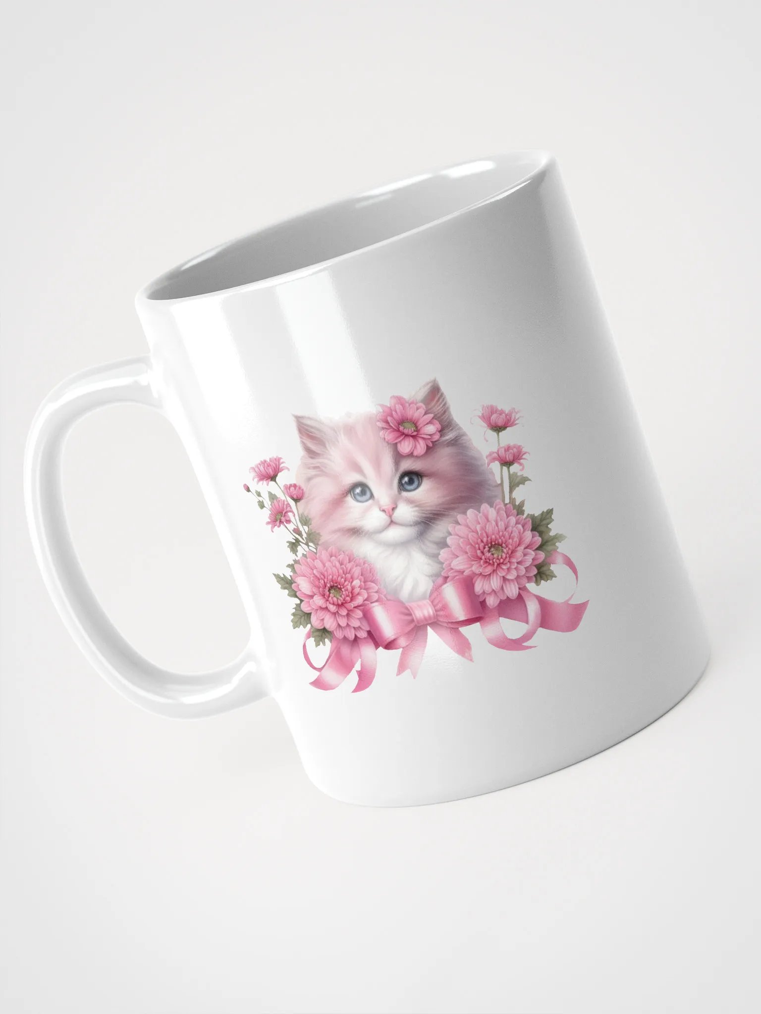 Pink Cat Mug product image (9)
