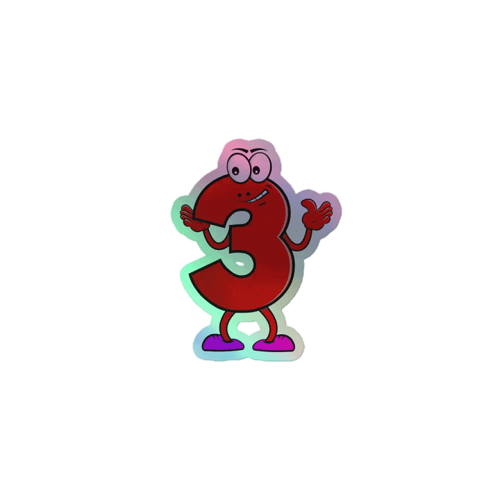 3- Holographic Sticker product image (1)