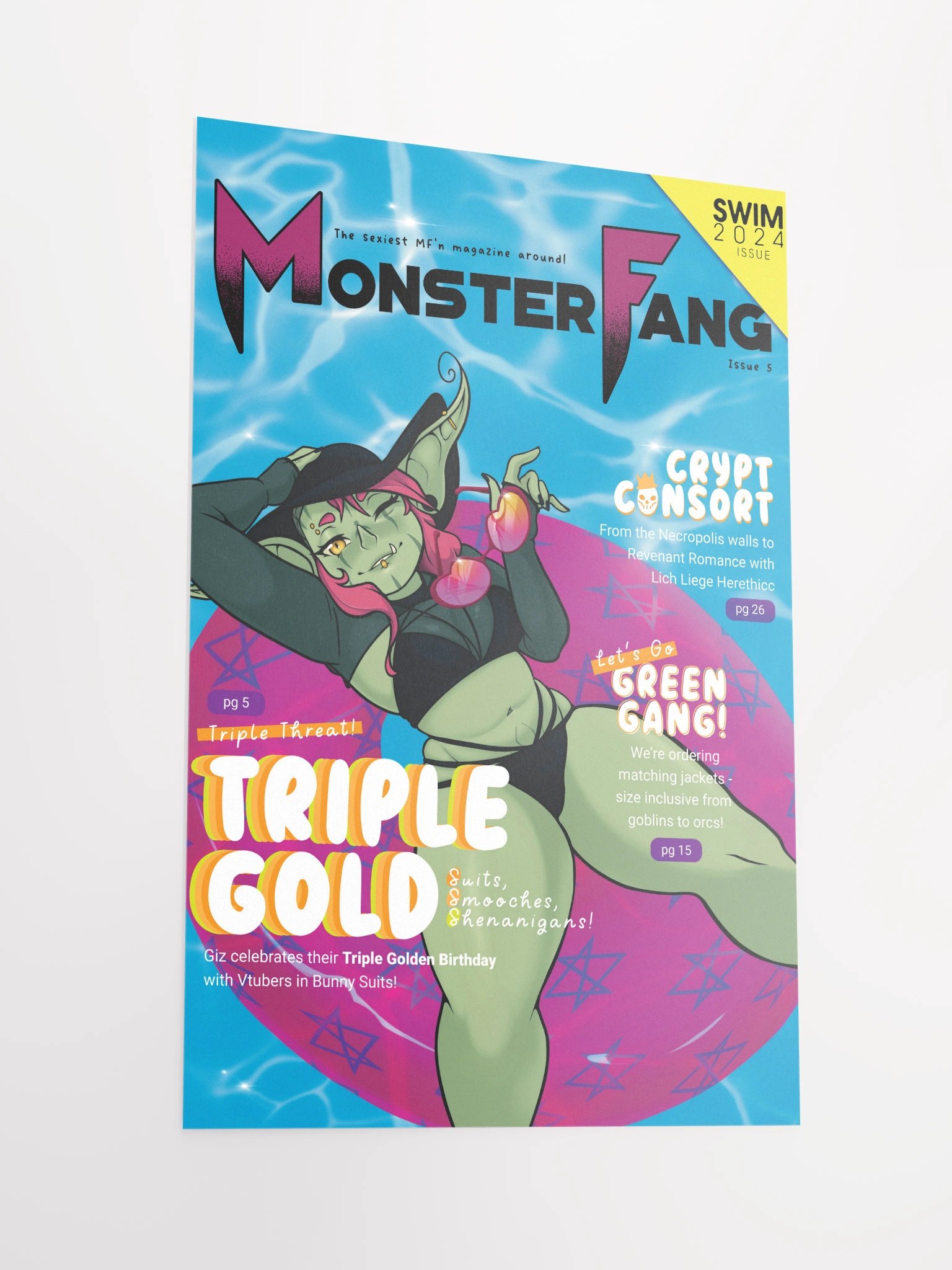 Giz MonsterFang Summer Edition Print product image (2)