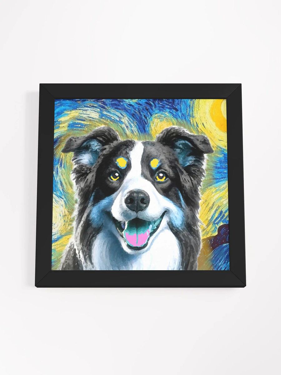 Australian Shepherd Starry Night Framed Wall Art product image (54)