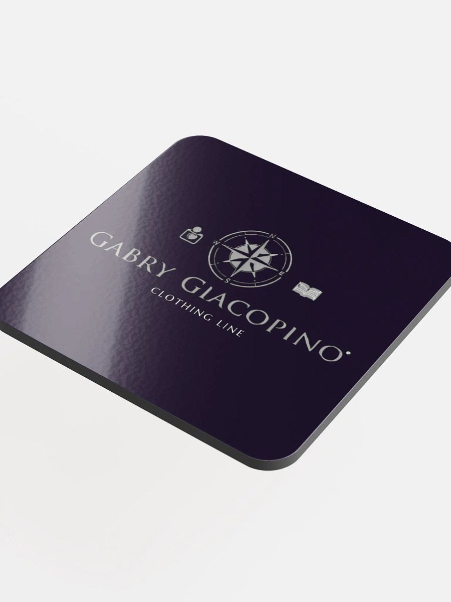 Sottobicchiere in Sughero Lucido BLU – Gabry Giacopino Clothing Line product image (4)