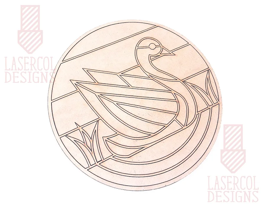 Swan Paint Kit DIY - Laser Cut Files product image (4)