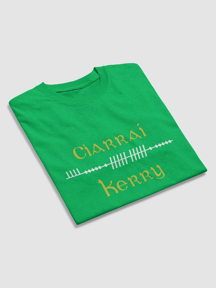 Kerry/Ciarraí Scholastic style Ogham green Printed T-shirt product image (2)
