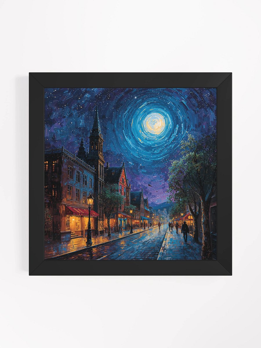 The City Beneath the Spiral Sky Framed Print product image (2)