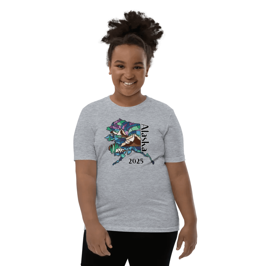 Great Alaskan Family Adventure: Stained Glass Youth Matching Tees product image (10)