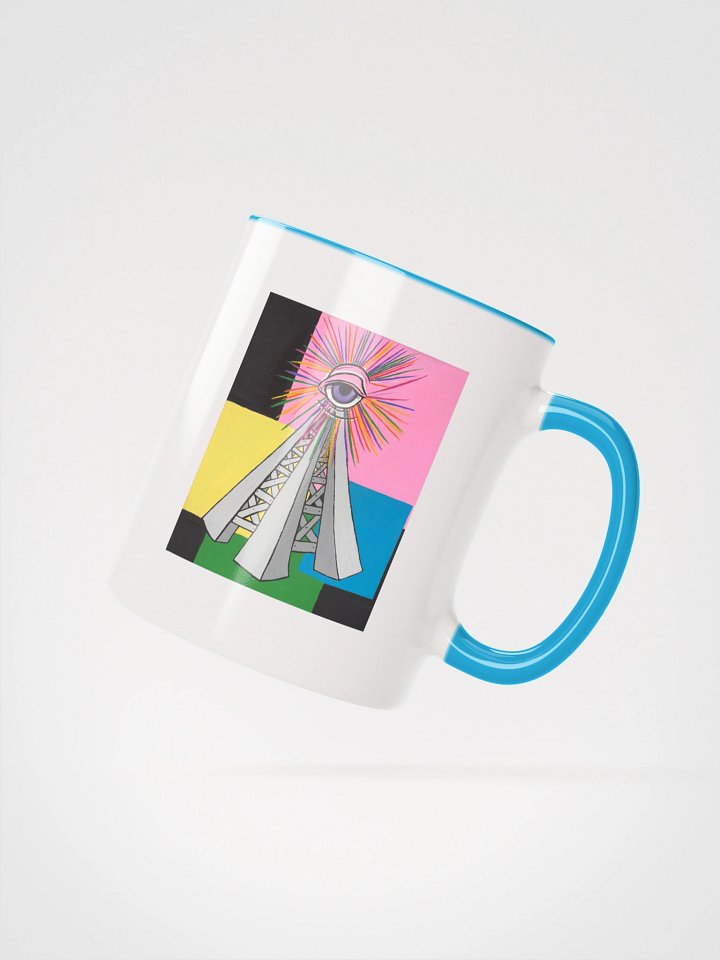 Blue PWR Radio Tower Mug product image (2)