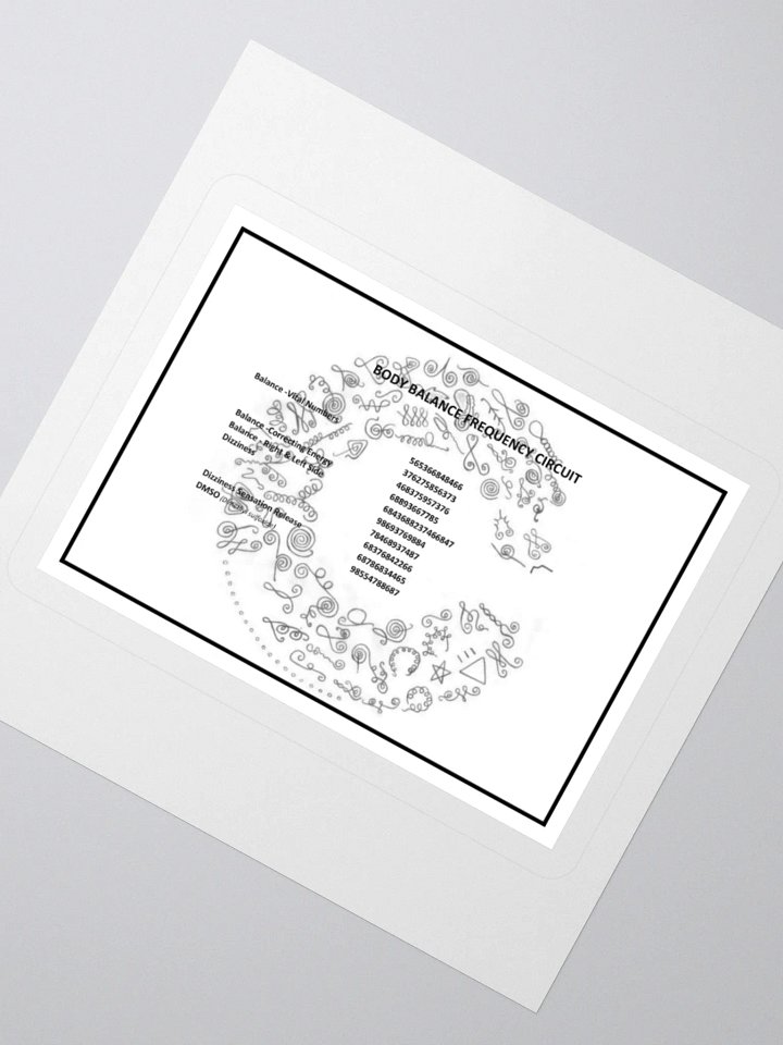 Sticker Body Balance Healing codes product image (2)