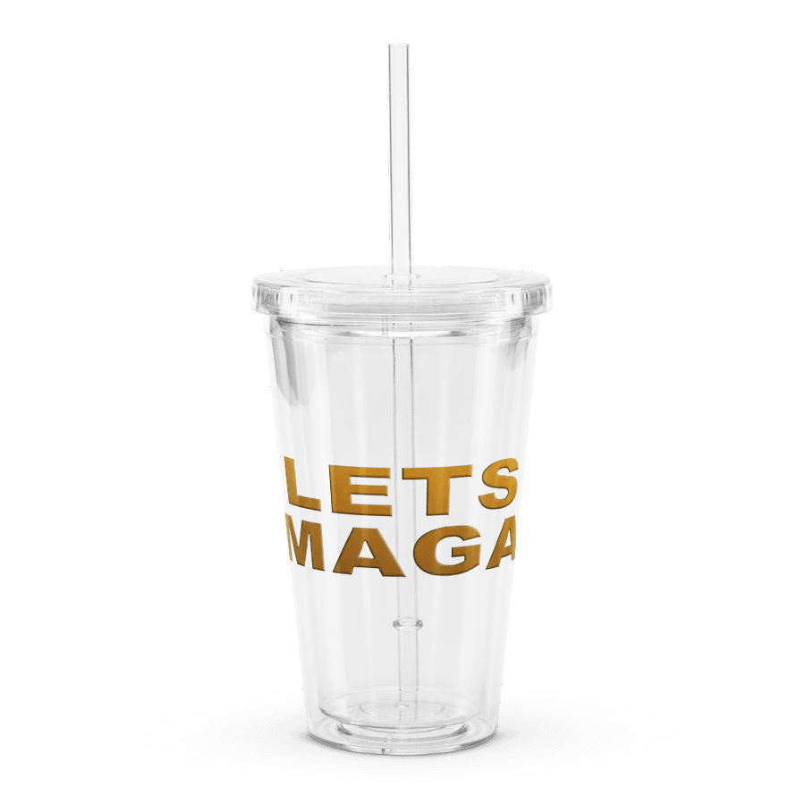Golden Let's MAGA Tumbler product image (5)