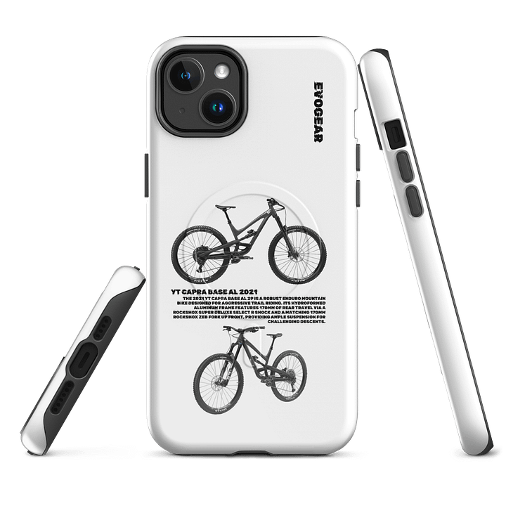 White YT Capra Base AL 2021 iPhone MagSafe Case product image (2)