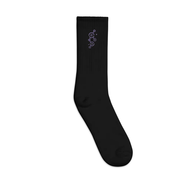 Cosmic Crop Circle Embroidered Socks product image (1)