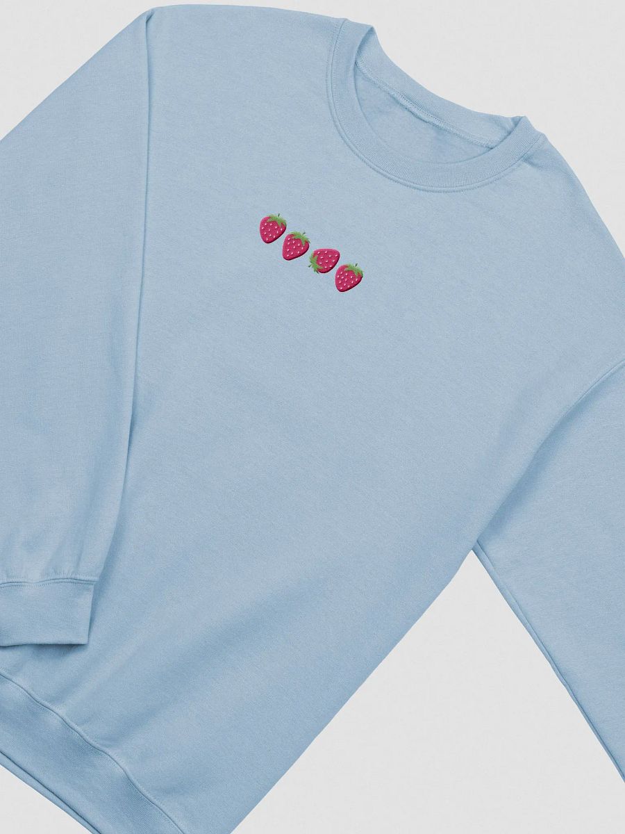 strawberries embroidered crewneck product image (3)