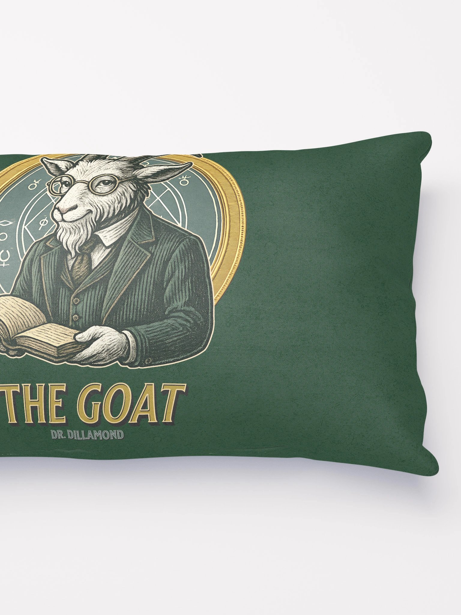 Dr. Dillamond "The GOAT" Broadway Pillow – All-Over Print Musical Theater Decor product image (4)