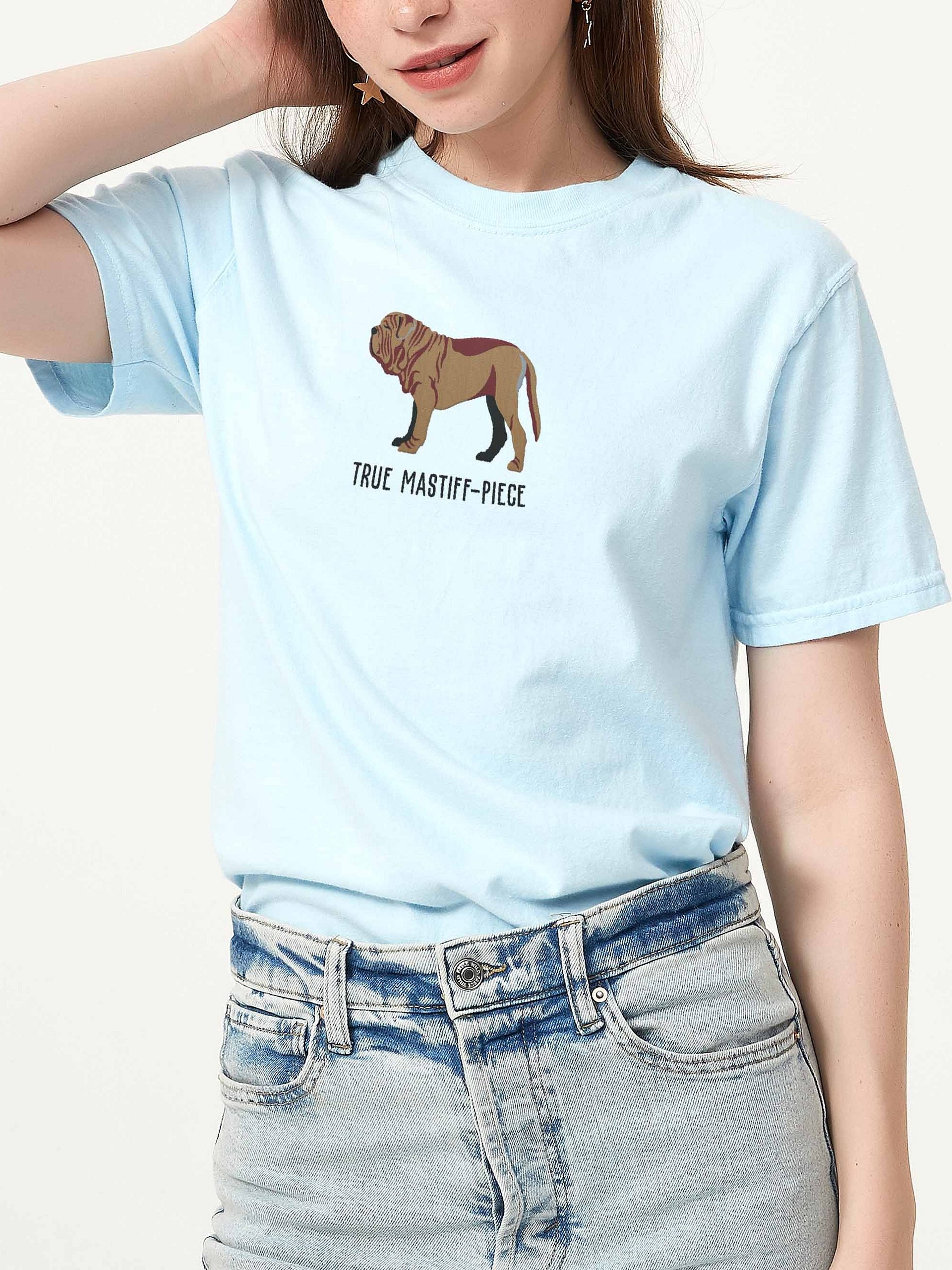 True Mastiff-Piece T-Shirt(Embroidered) of a Neapolitan Mastiff product image (2)