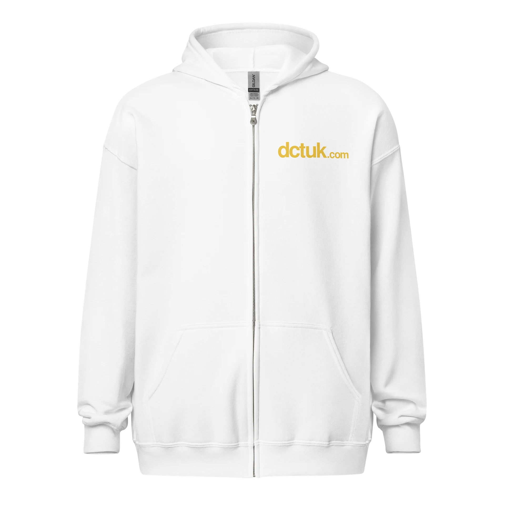 Unisex DCTUK Gold Logo Zip Hoodie product image (1)