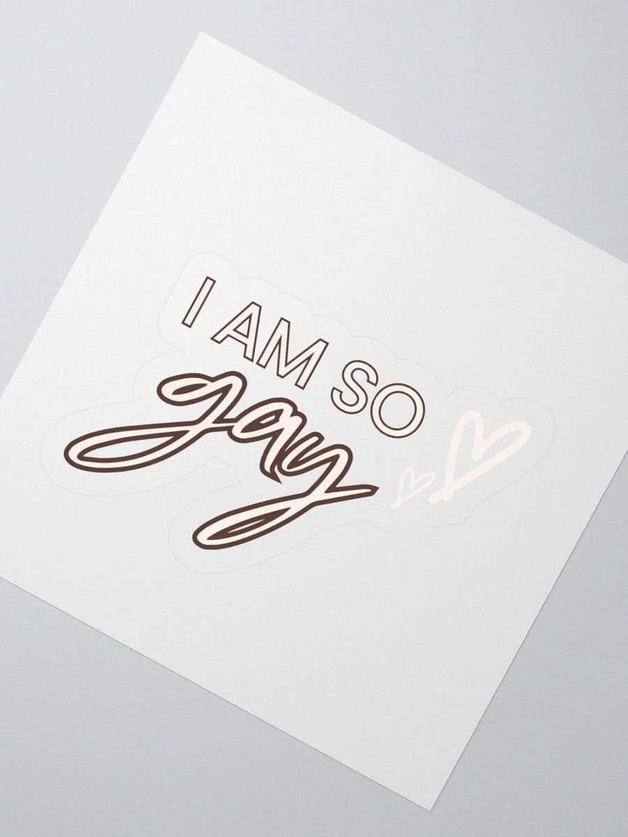 I am so gay sticker product image (2)