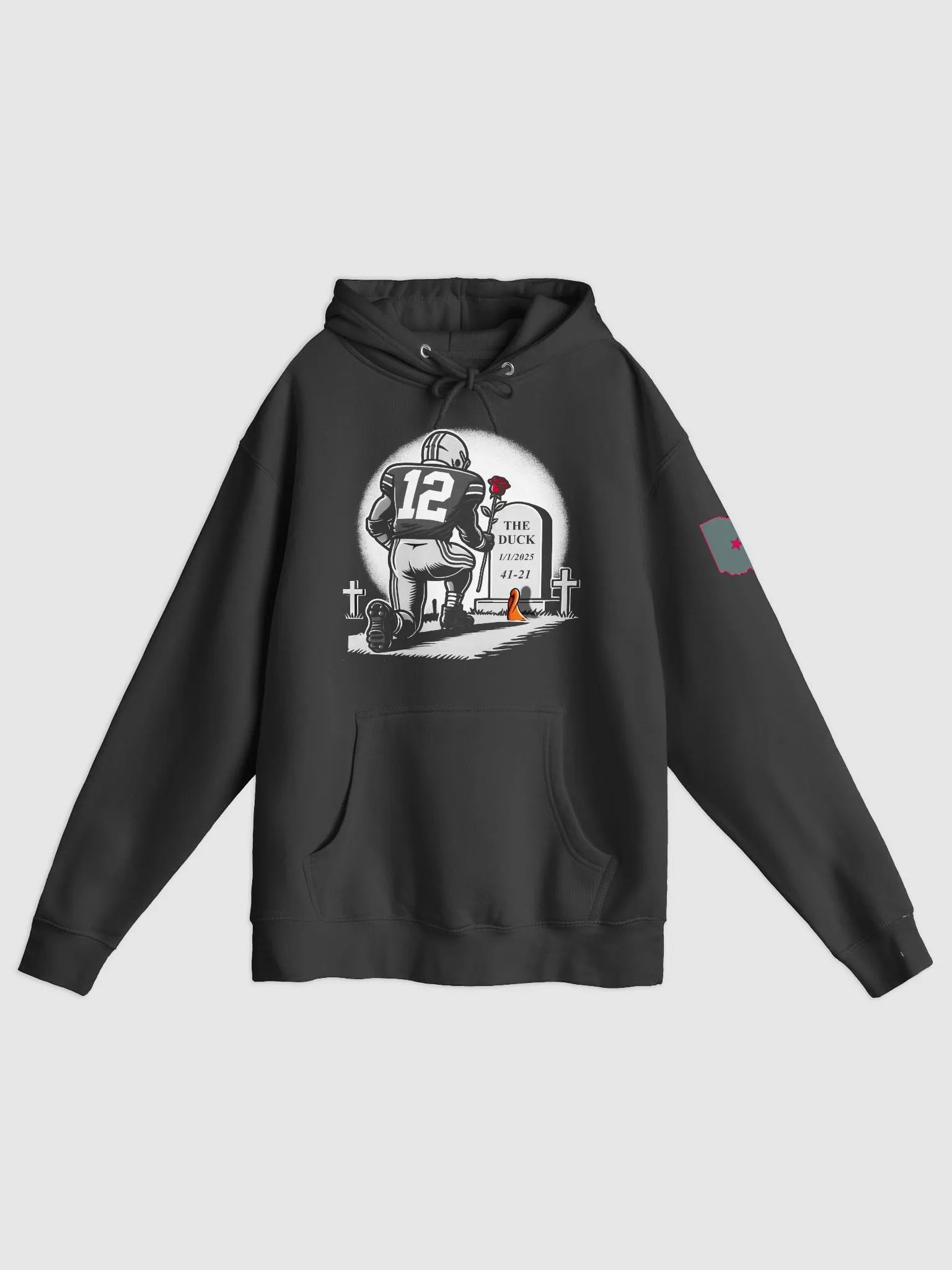 RIP Duck: Rose Bowl Hoodie (Black) product image (1)