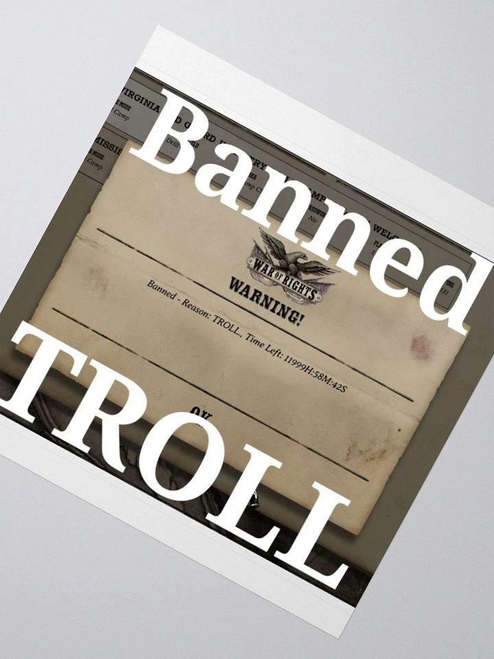 Banned Sticker product image (5)