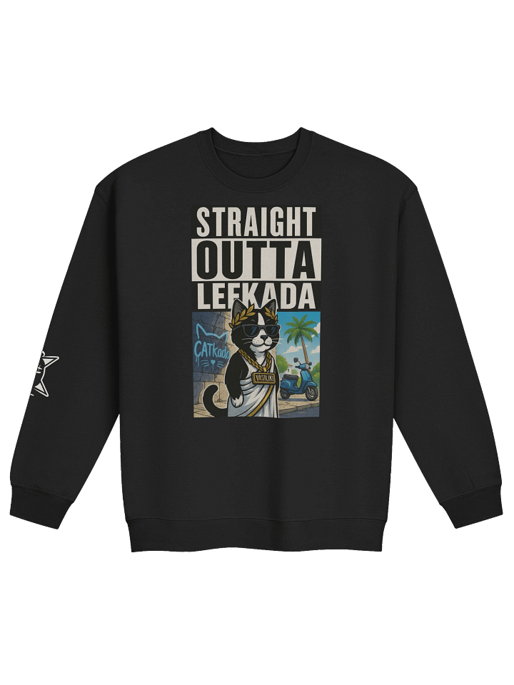 STRAIGHT OUTTA LEFKADA CREWNECK product image (2)