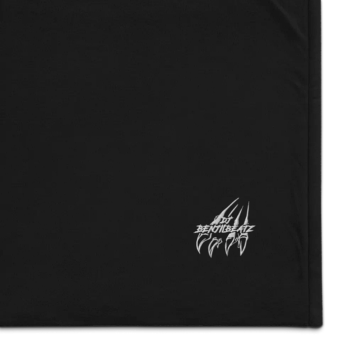 "DJ Benji Beatz Claws Logo" Port Authority Embroidered Premium Sherpa Blanket product image (1)