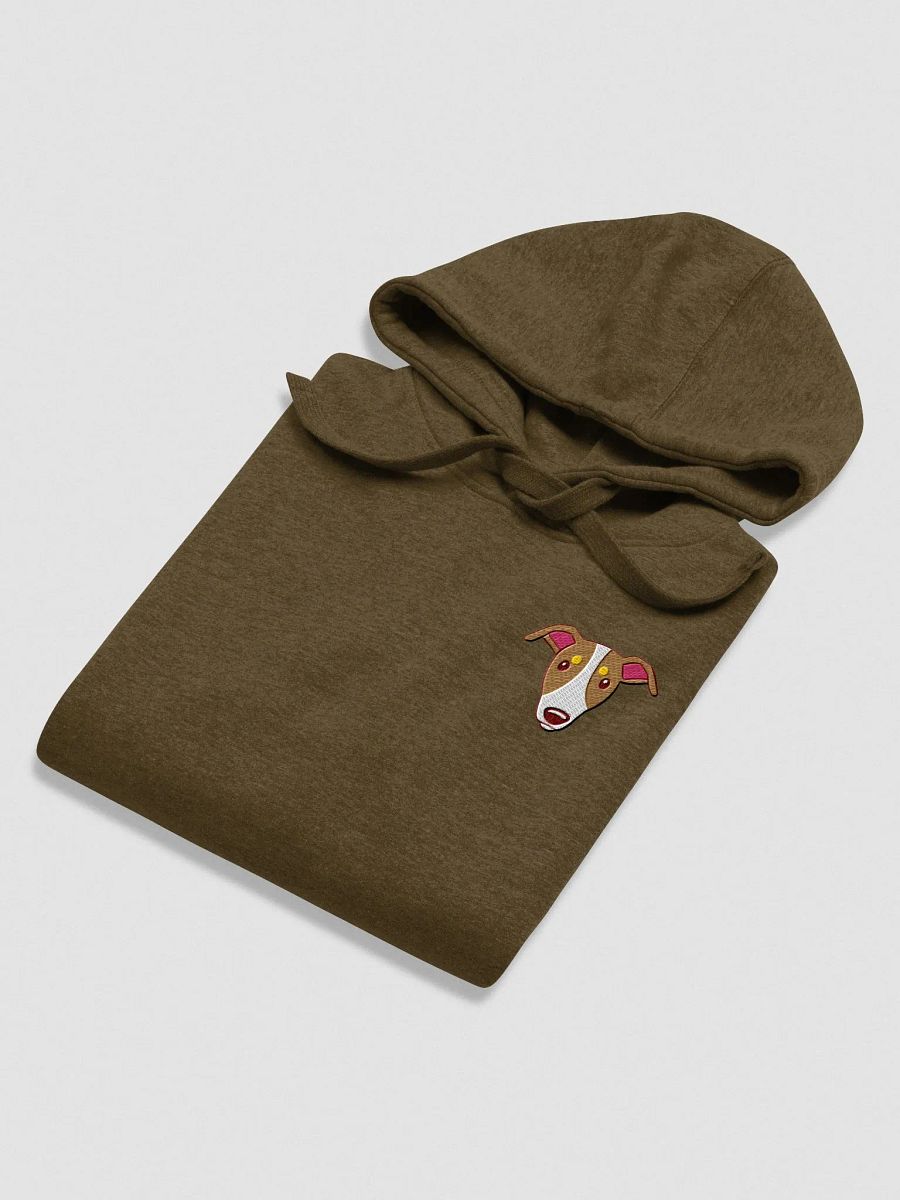 Whippet Dog Face Embroidered Hoodie product image (4)
