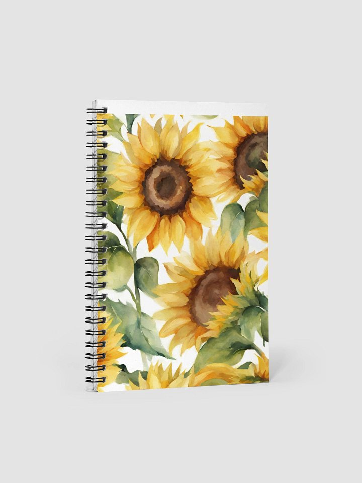 Sunflower Serenade Spiral Notebook product image (1)