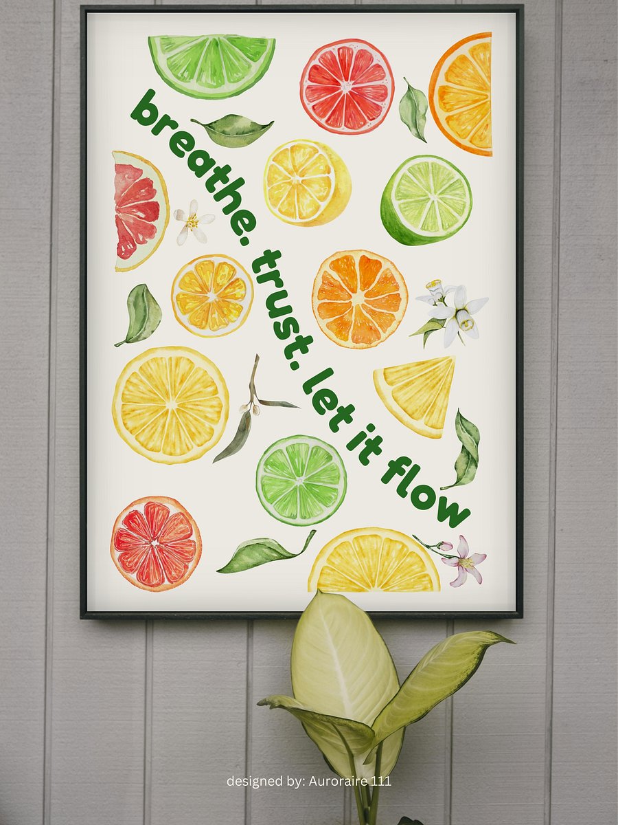 Let It Flow - Printable Wall Art | Digital Poster Download | Multiple Sizes Included product image (8)