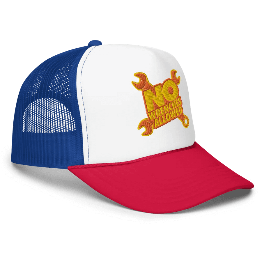#NoWrenchesAllowed Foam Trucker Hat product image (3)