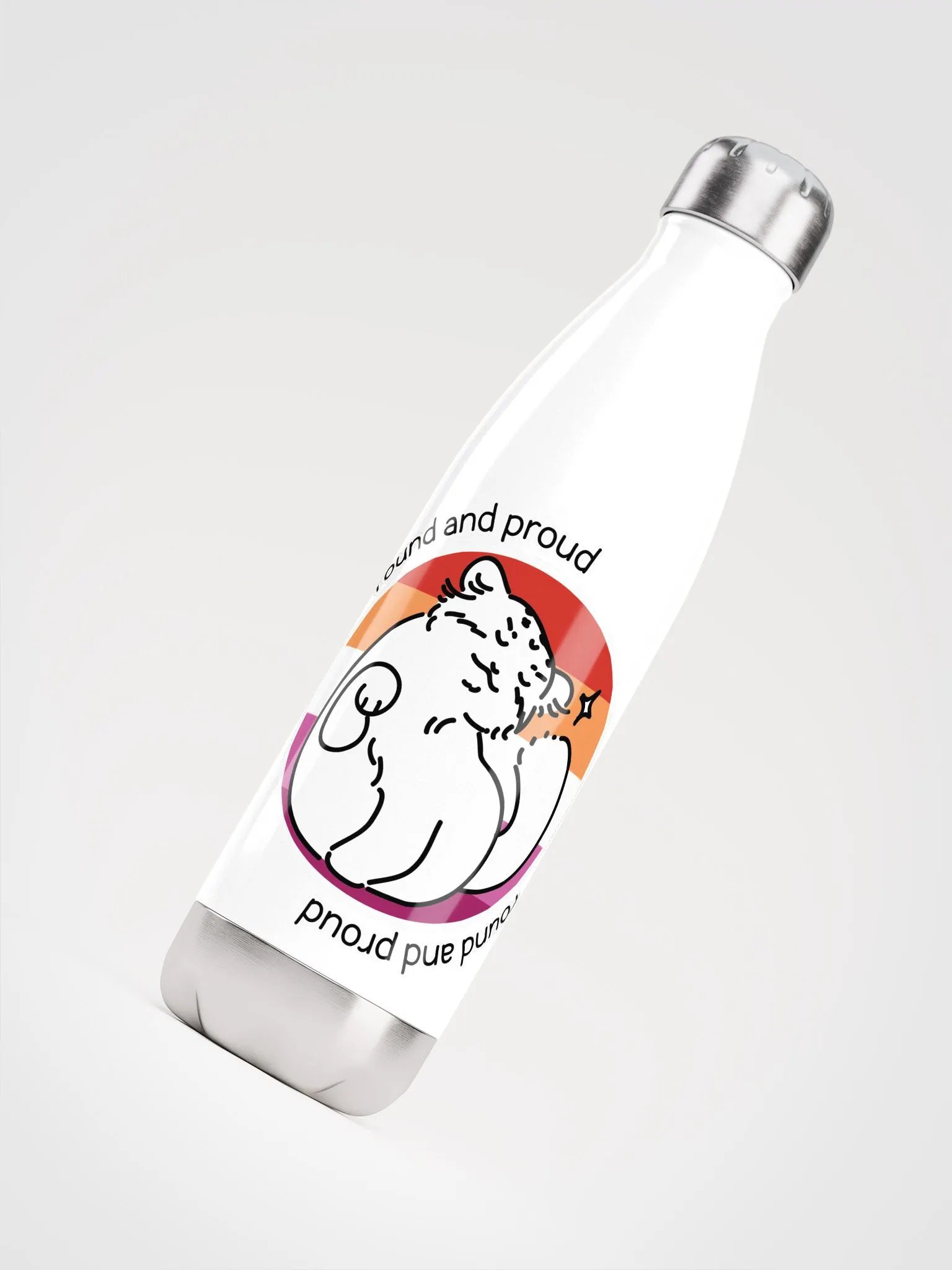 Round and Proud Manul Pride Lesbian Version - Bottle product image (4)