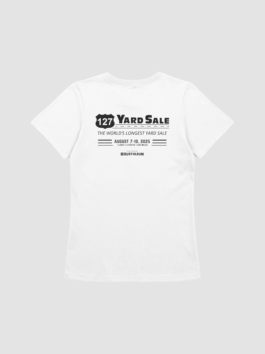 127 Yard Sale (2025) Vintage - Bella+Canvas Women's Supersoft Relaxed-fit T-Shirt - White product image (2)