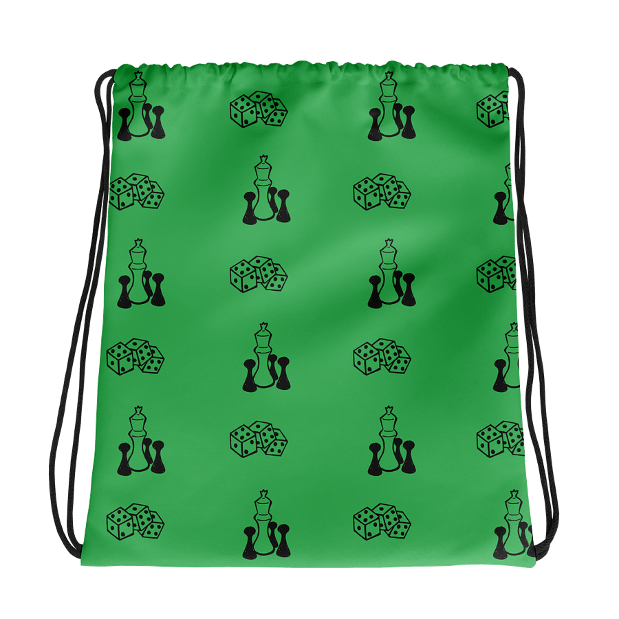 Gaming Drawstring Bag (Black and Green) product image (1)