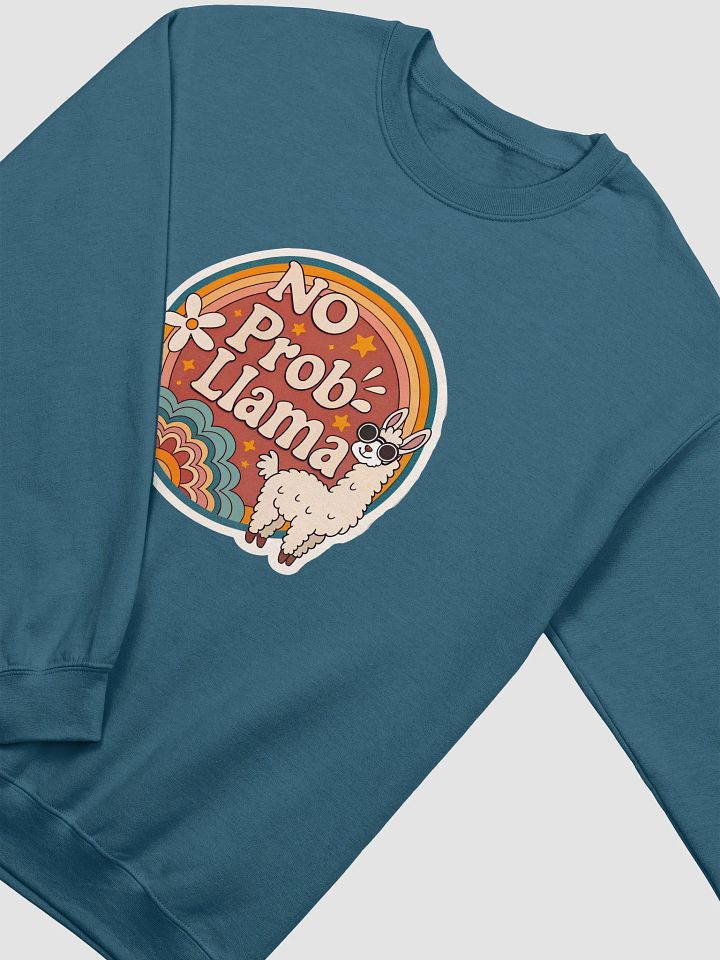 NO Prob-Llama Retro Crewneck Sweatshirt product image (17)